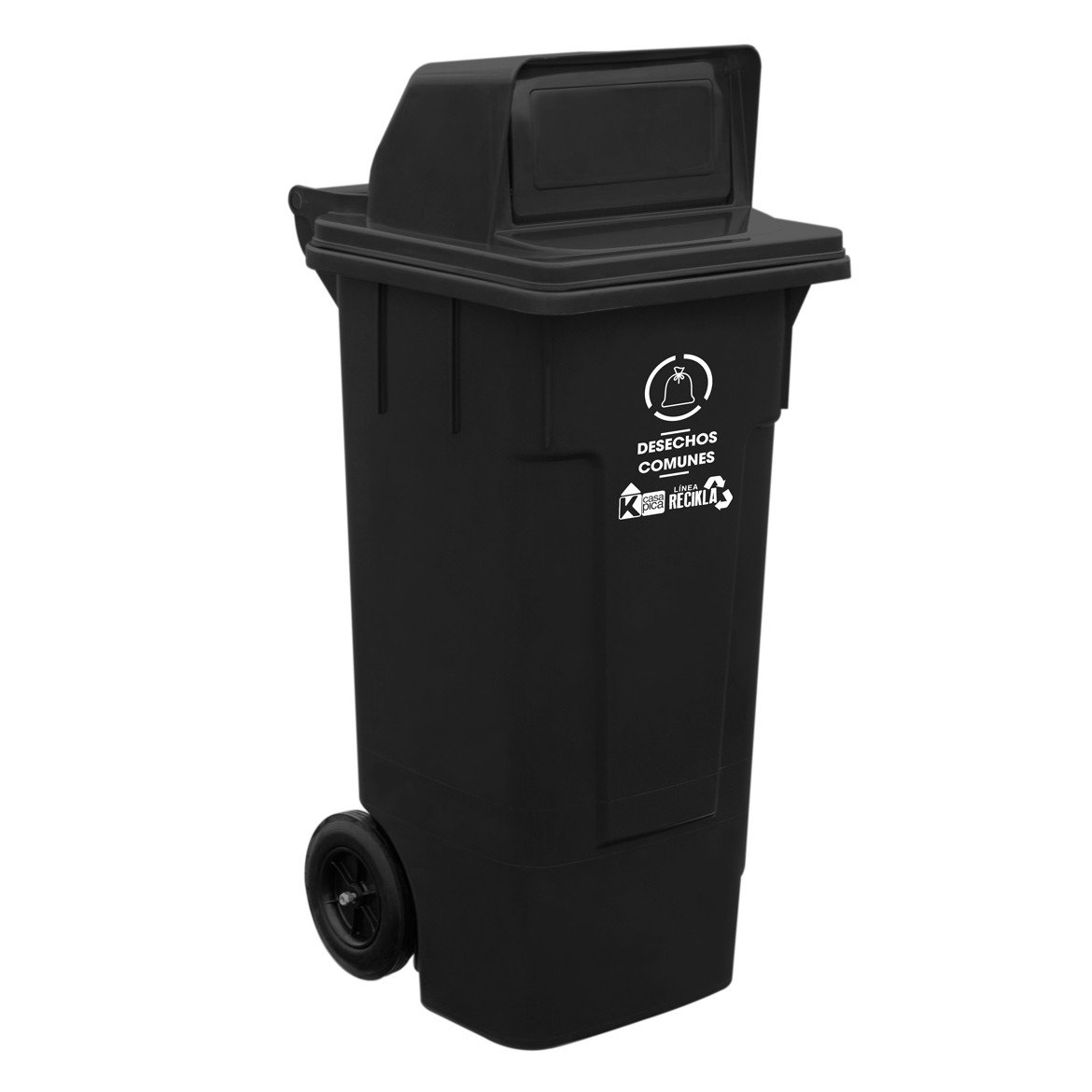 contenedor 132l negro pica