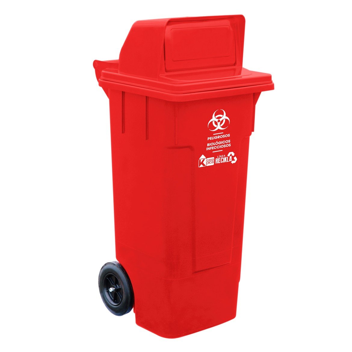 contenedor 132l rojo