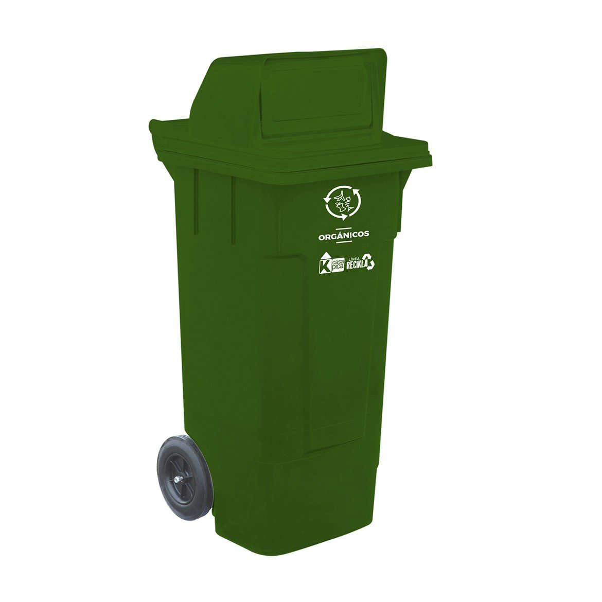 contenedor 132l verde pica