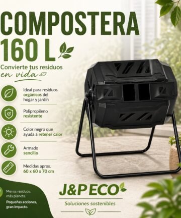 Compostera de polipropileno160l