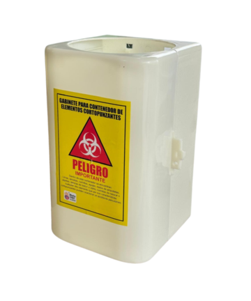 Soporte para cortopunzantes de 3L plástico